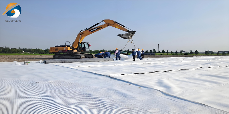 8 унций нетканого геотекстильного материала