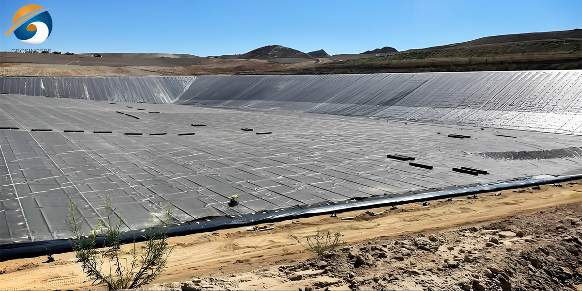 Геомембрана HDPE 60 мил Геомембрана HDPE 60 мил