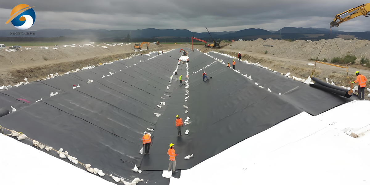 ขายแผ่นบุบ่อ HDPE ขายแผ่นบุบ่อ HDPE