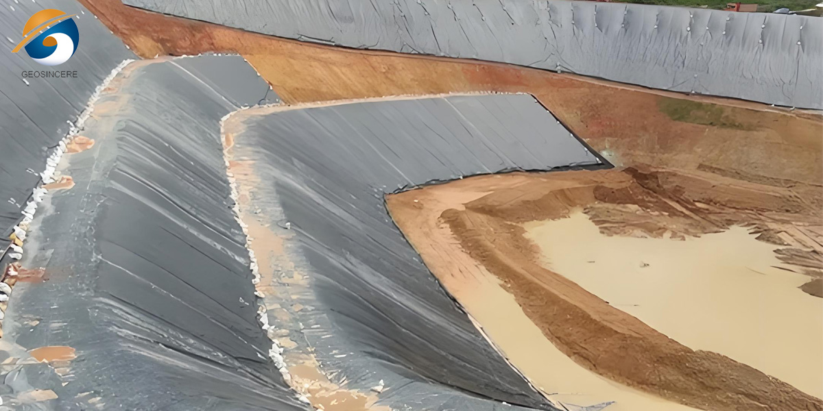 Футеровка каналов из полиэтилена высокой плотности для защиты почвы Футеровка каналов из полиэтилена высокой плотности для защиты почвы