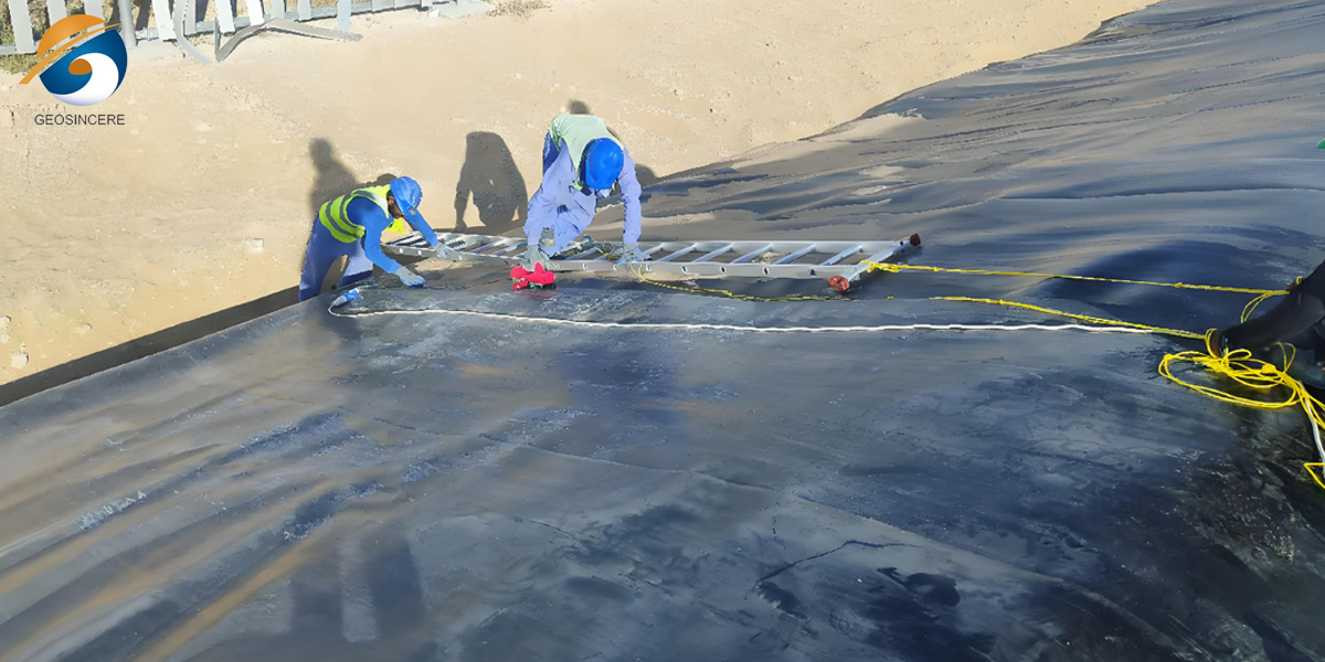 Мембрана из полиэтилена высокой плотности для удержания фильтрата в пруду Мембрана из полиэтилена высокой плотности для удержания фильтрата в пруду