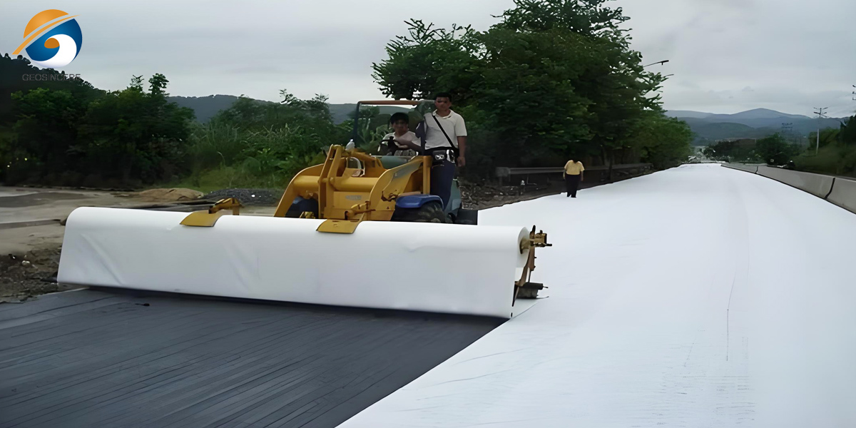 軟弱地盤を安定させる私道用ジオファブリック 軟弱地盤を安定させる私道用ジオファブリック