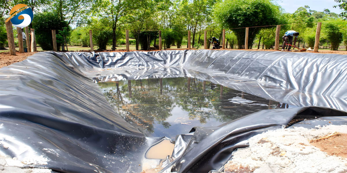 Геомембрана для облицовки пруда