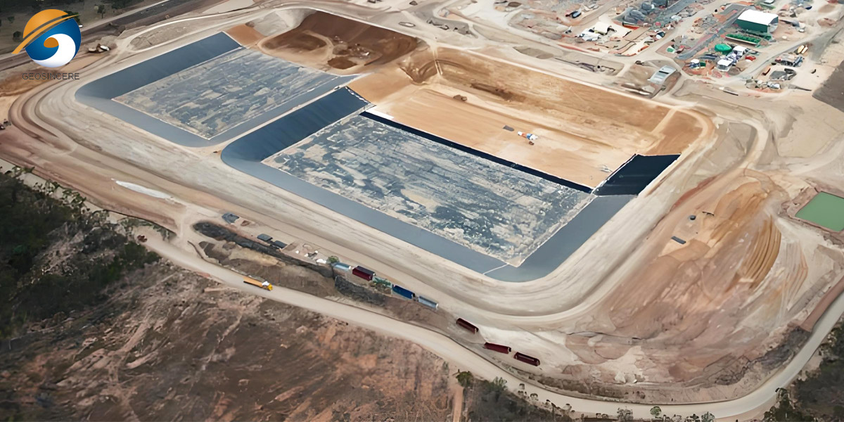 Геомембрана из полиэтилена высокой плотности для очистки сточных вод