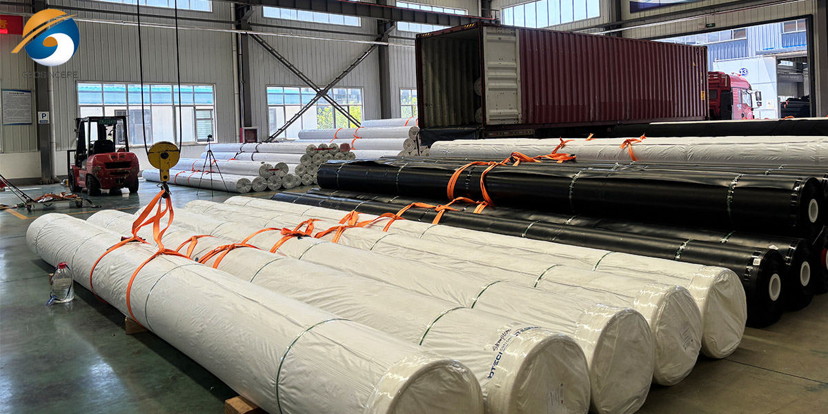 Revestimento geossintético para lagos GEOSINCERE para peixes Revestimento geossintético para lagos GEOSINCERE para peixes