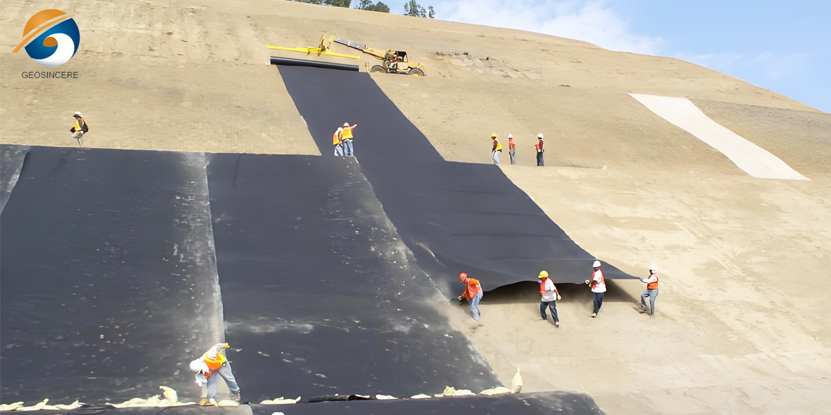 Geomembrana Texturizada para Projetos de Retenção de Água Geomembrana Texturizada para Projetos de Retenção de Água