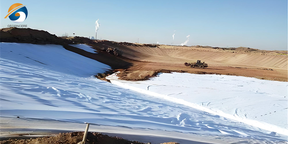 HDPE-Verbund-Geomembran für Wasserreservoirs HDPE-Verbund-Geomembran für Wasserreservoirs