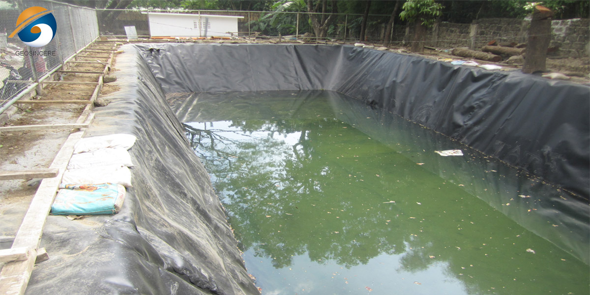 Revestimento impermeável para lagos e paisagismo de jardins