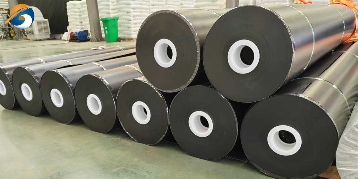 แผ่นซับ HDPE โพลีเอทิลีนความหนาแน่นสูงสำหรับการทำเหมืองและการควบคุมขยะ แผ่นซับ HDPE โพลีเอทิลีนความหนาแน่นสูงสำหรับการทำเหมืองและการควบคุมขยะ