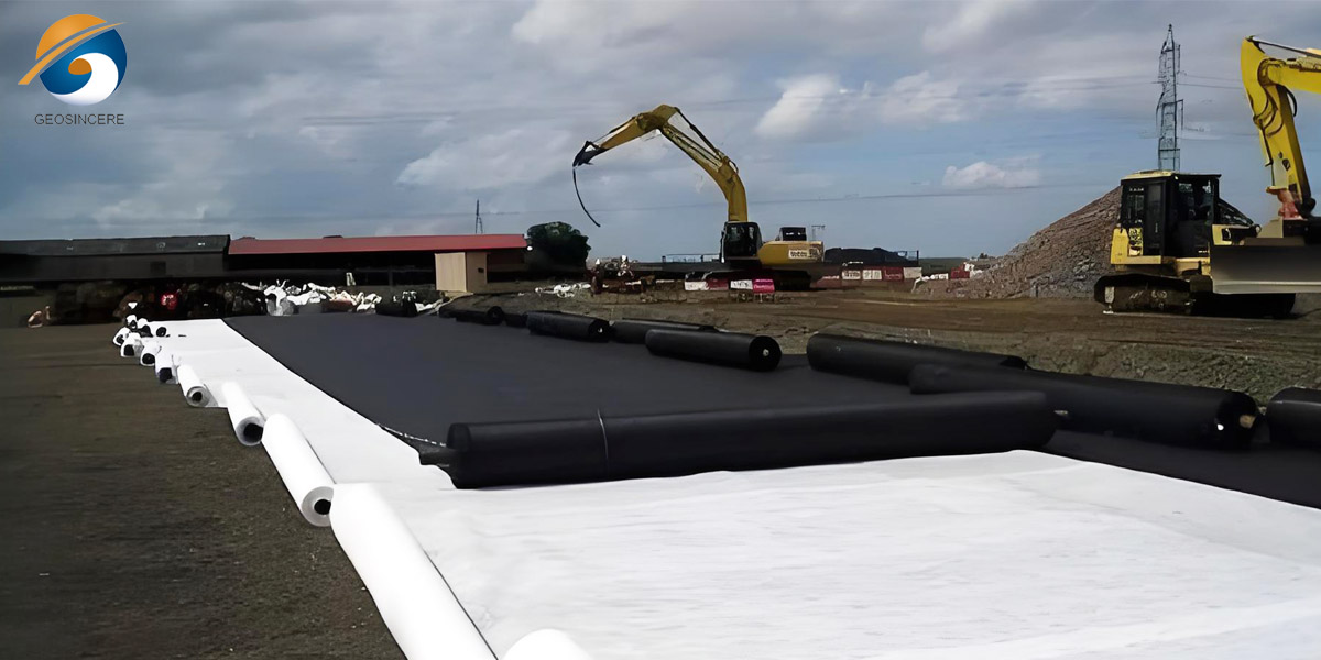 Geo Fabric ใต้กรวดสำหรับทางรถวิ่ง Geo Fabric ใต้กรวดสำหรับทางรถวิ่ง