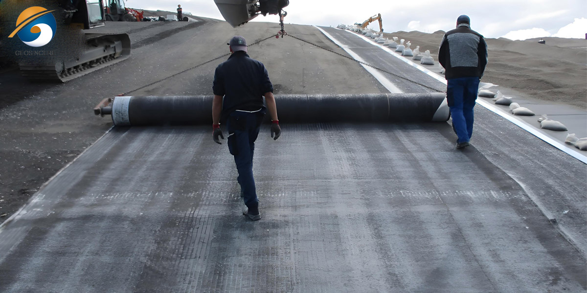 鉱業および産業用途向けベントナイトジオシンセティックライナー