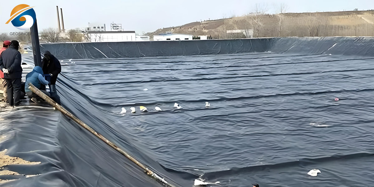 GEOSINCERE Geosynthetics HDPE Glatte Geomembran GEOSINCERE Geosynthetics HDPE Glatte Geomembran