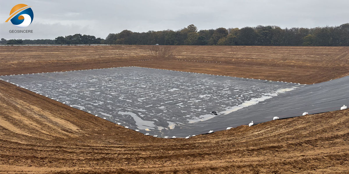 غشاء أرضي HDPE بسمك 2 مم لمكبات النفايات غشاء أرضي HDPE بسمك 2 مم لمكبات النفايات
