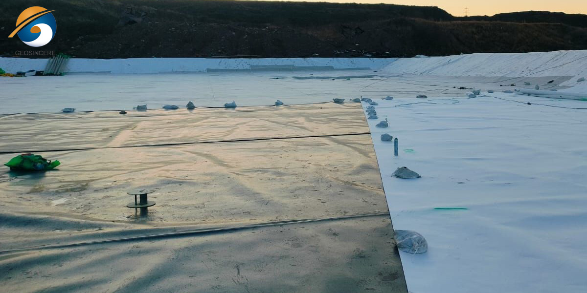 1,5 mm dicke HDPE-Geomembran für industrielle Abdichtung