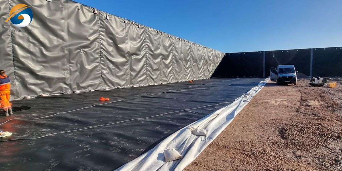 Revestimento de aterro sanitário para proteção ambiental Revestimento de aterro sanitário para proteção ambiental