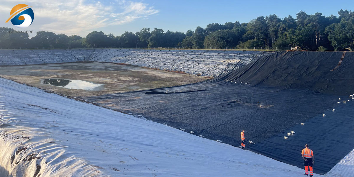 Preço da lona em PEAD de 60 milímetros para lagoas de resíduos de mineração Preço da lona em PEAD de 60 milímetros para lagoas de resíduos de mineração
