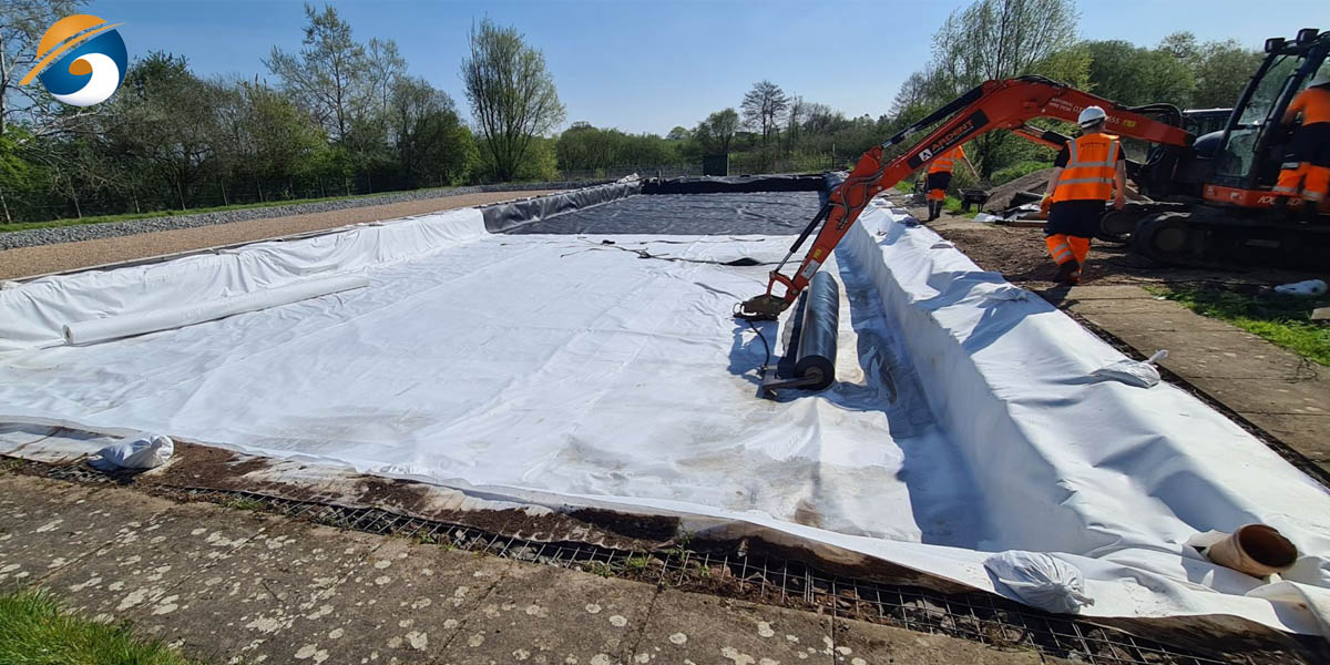 Geotekstil Putih untuk Drainase