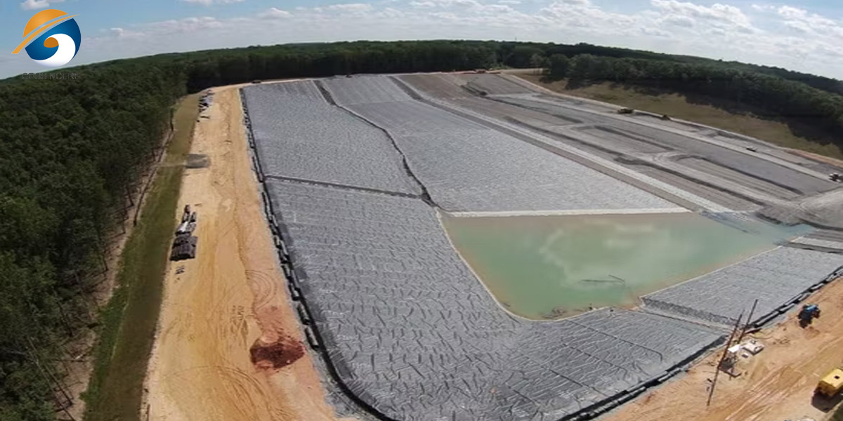 Membrana de PEAD para barragem