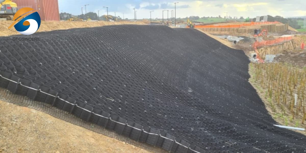 Hangschutz-Geozelle für Erosionsschutzsysteme