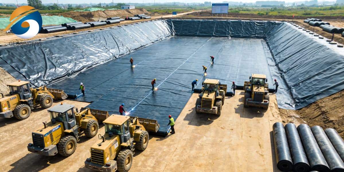 Geomembrana HDPE 30 Mils for Water Containment Geomembrana HDPE 30 Mils for Water Containment